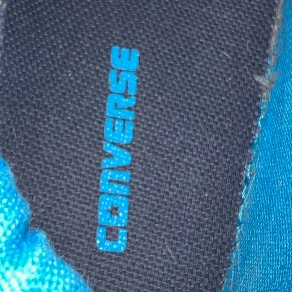 Converse‎ All Star Blue Hi Top LaceUp Shoes Big Ligo Infant Sz 7